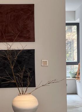 【无框画】法式中古风客厅沙发背景墙装饰画侘寂抽象过道走廊挂画