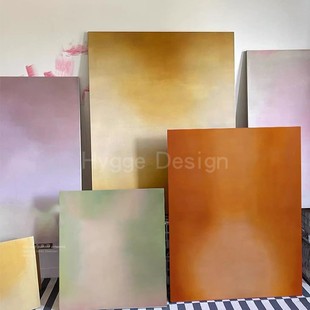 简约现代渐变小众艺术沙发背景墙装 饰画玄关走廊进门高档超大挂画