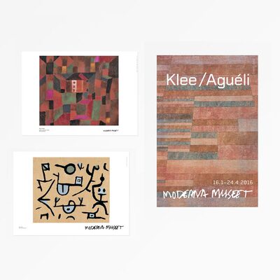 瑞典moderna museet 保罗克利Paul Klee海报挂画装饰画