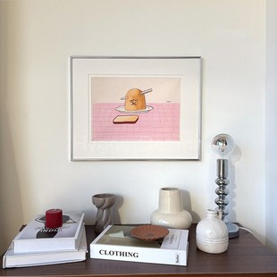 现代简约客厅装 布丁 饰画高级感北欧趣味儿童房玄关挂画 愤怒