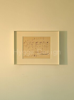 乐谱｜柴可夫斯基法式复古艺术装饰画文艺音乐琴房客厅玄关壁挂画