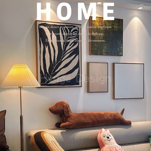 中古风装 饰画高级感小众艺术客厅卧室床头壁画挂画现代简约摆画