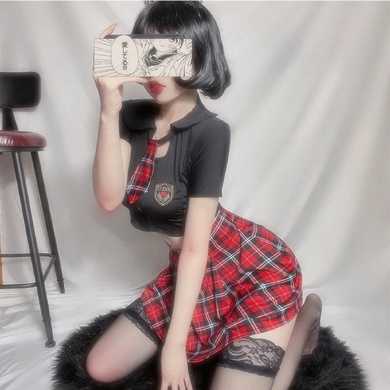 恶势少女 日系可爱水手制服软妹COS主播情趣诱惑JK内衣性感套装