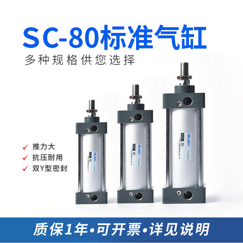 SC80布袋除尘器搅拌站标准气缸