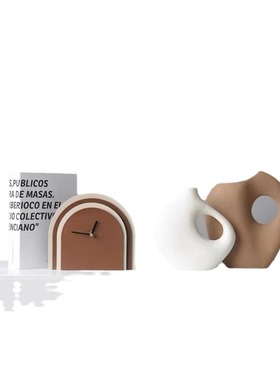 陶瓷花瓶套装白色陶瓷花瓶陶瓷花瓶摆件简约插花器家居跨境陶瓷