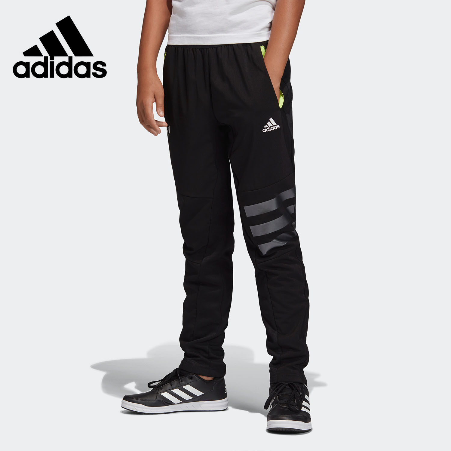 Adidas/阿迪达斯正品儿童时尚运动休闲舒适训练针织长裤 ED5726,童装/婴儿装/亲子装,裤子,淘宝优惠券,粉丝福利购,淘宝优惠卷