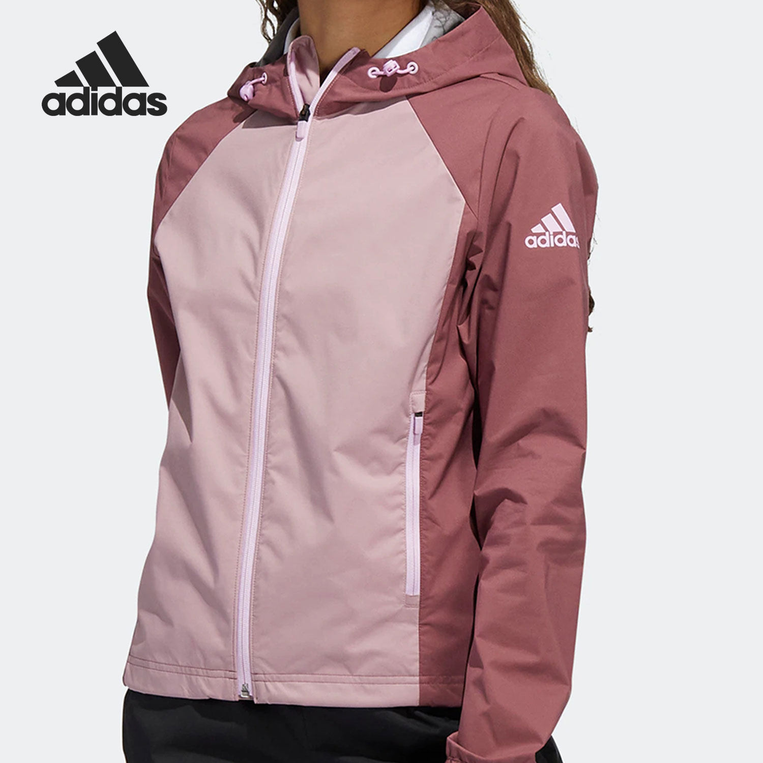Adidas/阿迪达斯官方正品女子舒适连帽运动休闲夹克外套 HG6998,运动服/休闲服装,运动茄克/外套,淘宝优惠券,粉丝福利购,淘宝优惠卷