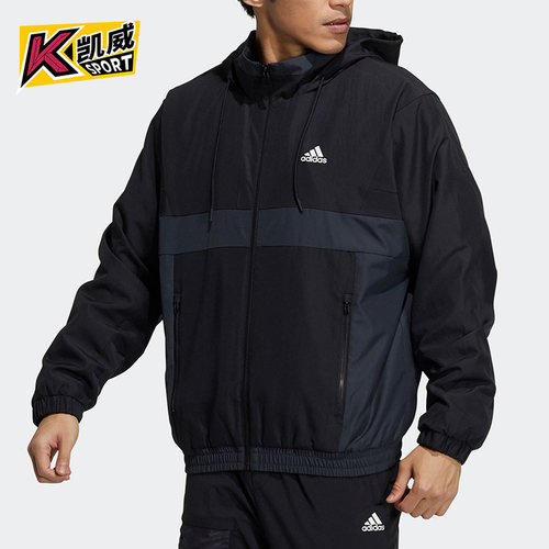 Adidas/阿迪达斯男子连帽夹克