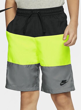 Nike/耐克正品吊牌价299儿童时尚舒适休闲运动健身裤子短裤CW1021