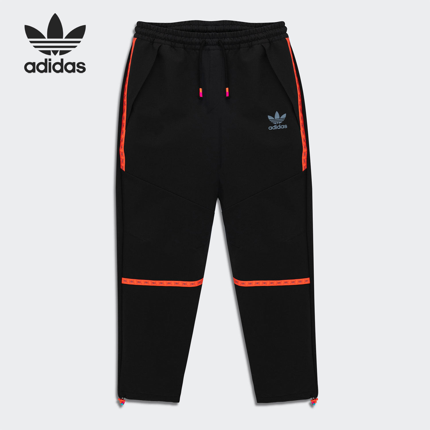 Adidas/阿迪达斯正品三叶草男子镶边印花休闲运动长裤 HB3147,运动服/休闲服装,运动长裤,淘宝优惠券,粉丝福利购,淘宝优惠卷