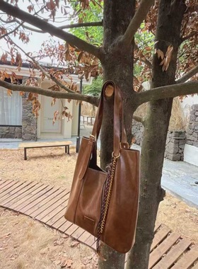 金美儿8958新款女包单肩包托特包链条包大容量时尚通勤包包