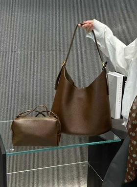 娜飞儿13508新款女包单肩斜挎托特包大容量软皮慵懒风包包