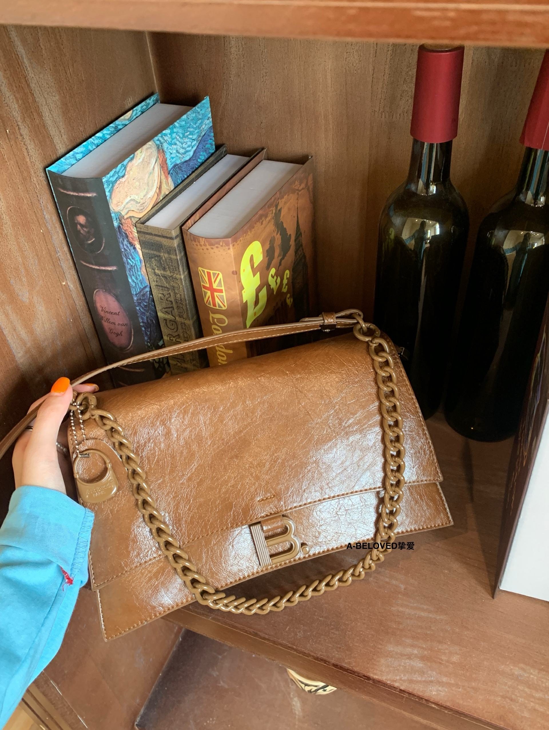 凯诗琳挚爱10071-1新款女包单肩斜挎腋下包沙漏包韩版时尚包包