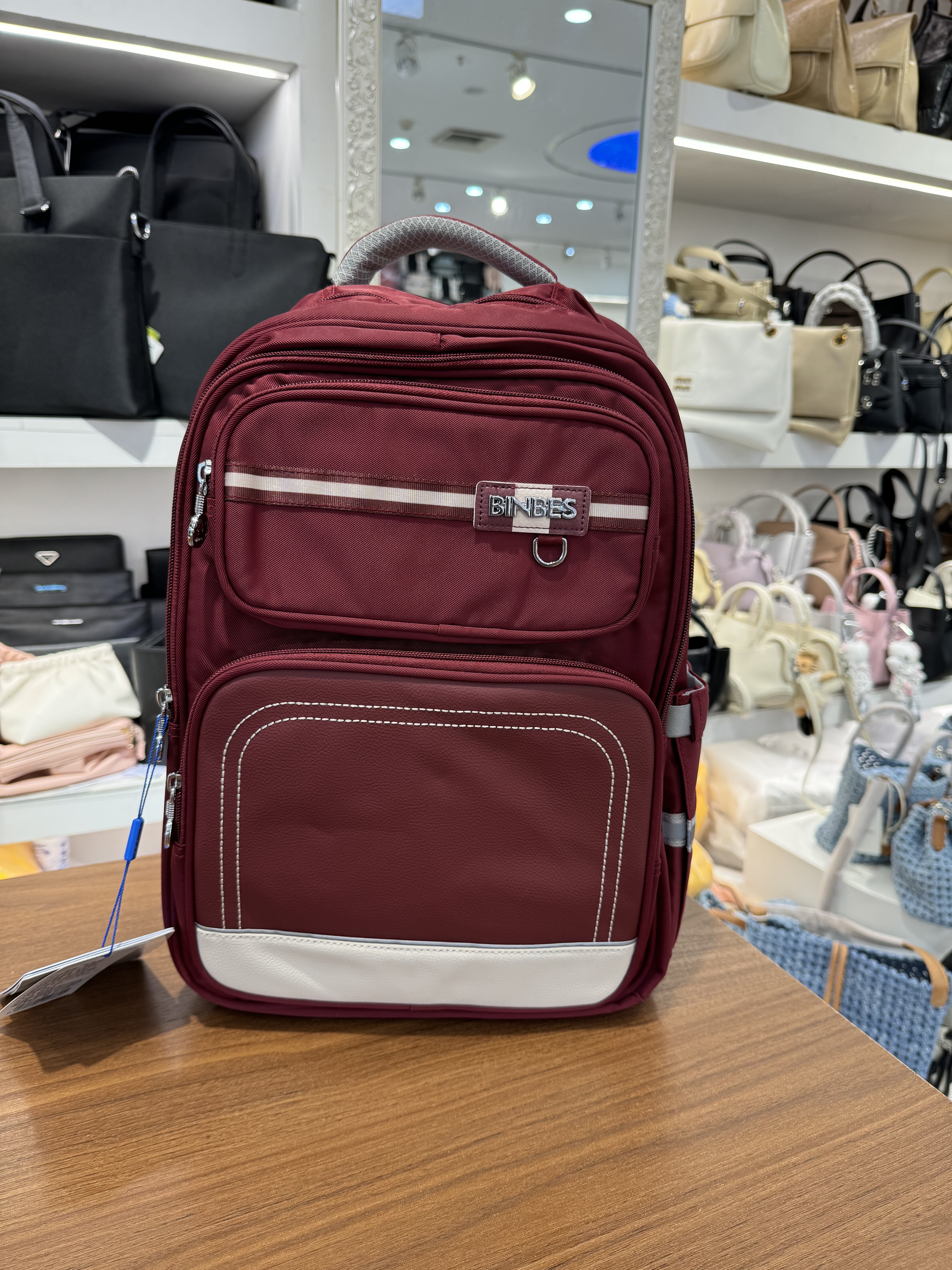 宾比30062新款书包2-6年级小学减负减压防下坠儿童书包双肩背包