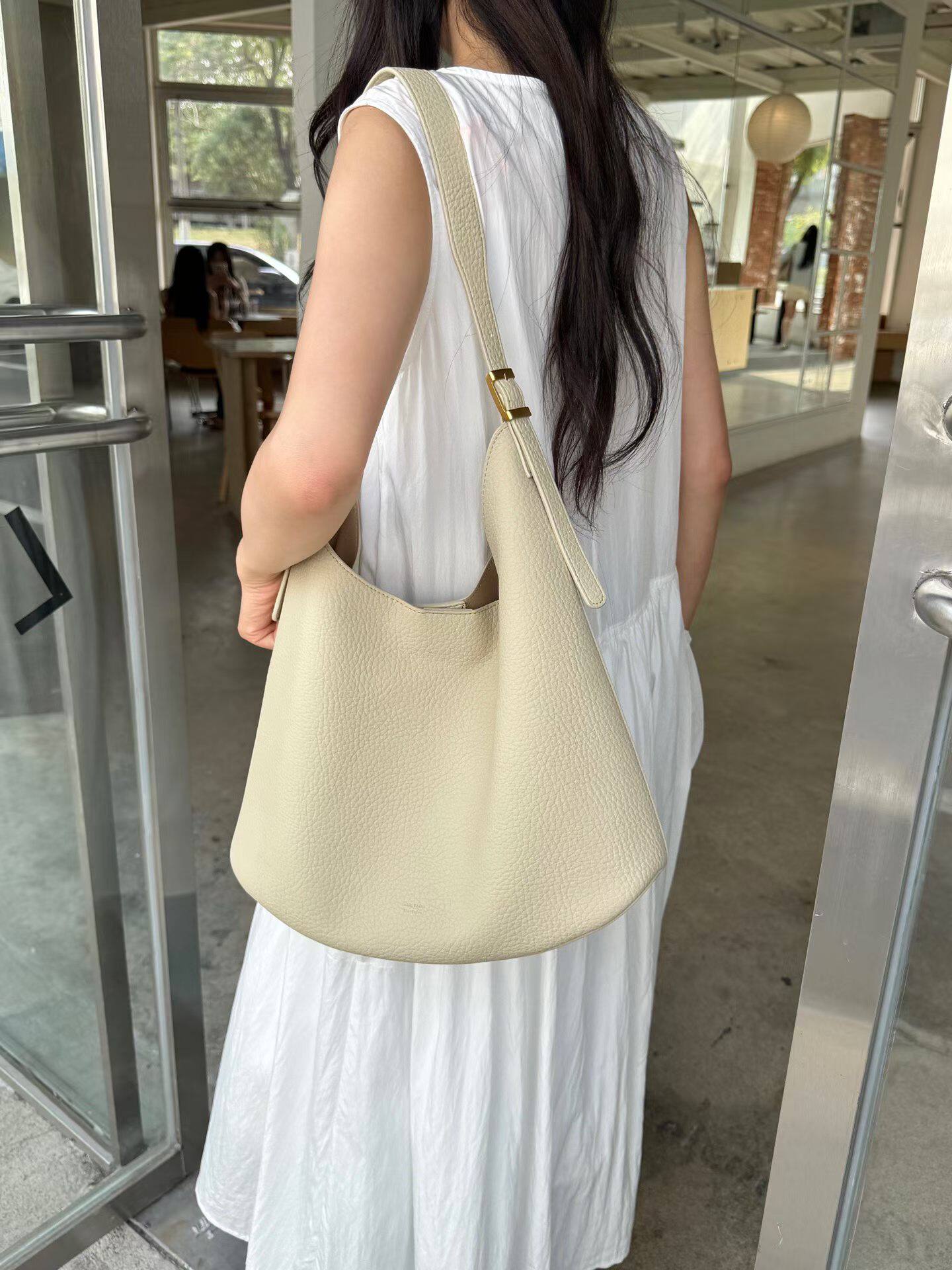 娜飞儿康泰娜88067新款女包单肩斜挎托特包大容量软皮慵懒风包包