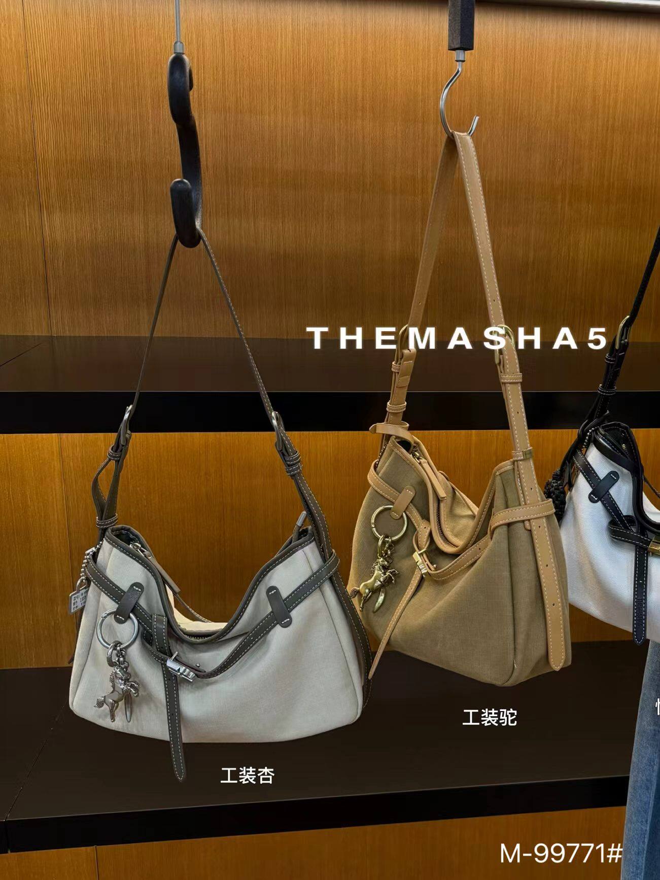 玛莎99771新款高级质感磨砂质感小包女时尚通勤腋下包流行复古