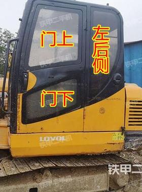 福田60V8/65V8挖土机玻璃前档下门上后侧右推拉窗钢化玻璃