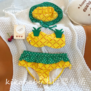 Baby Bikini儿童泳衣婴幼儿可爱沙滩女童草莓菠萝宝宝比基尼泳装
