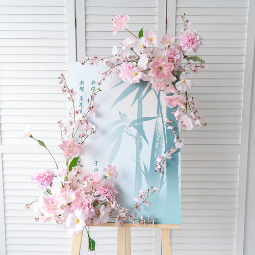 定制展板文字成品展板花安装简单