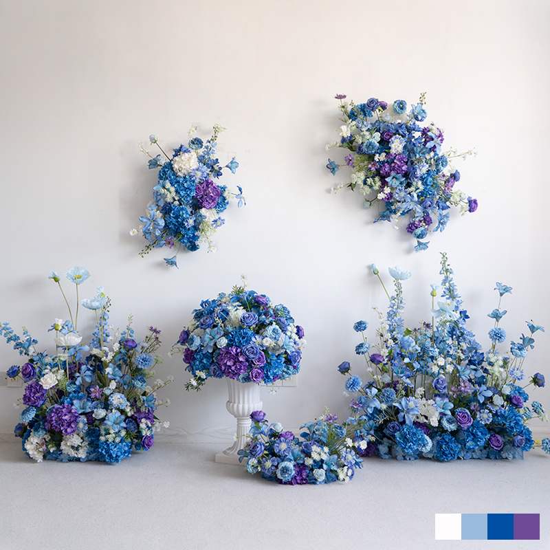 定制成品花排点花装饰