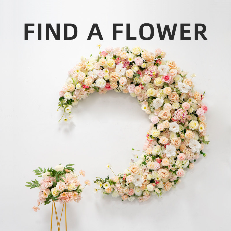 壁挂装饰月亮花艺仿真假花图片