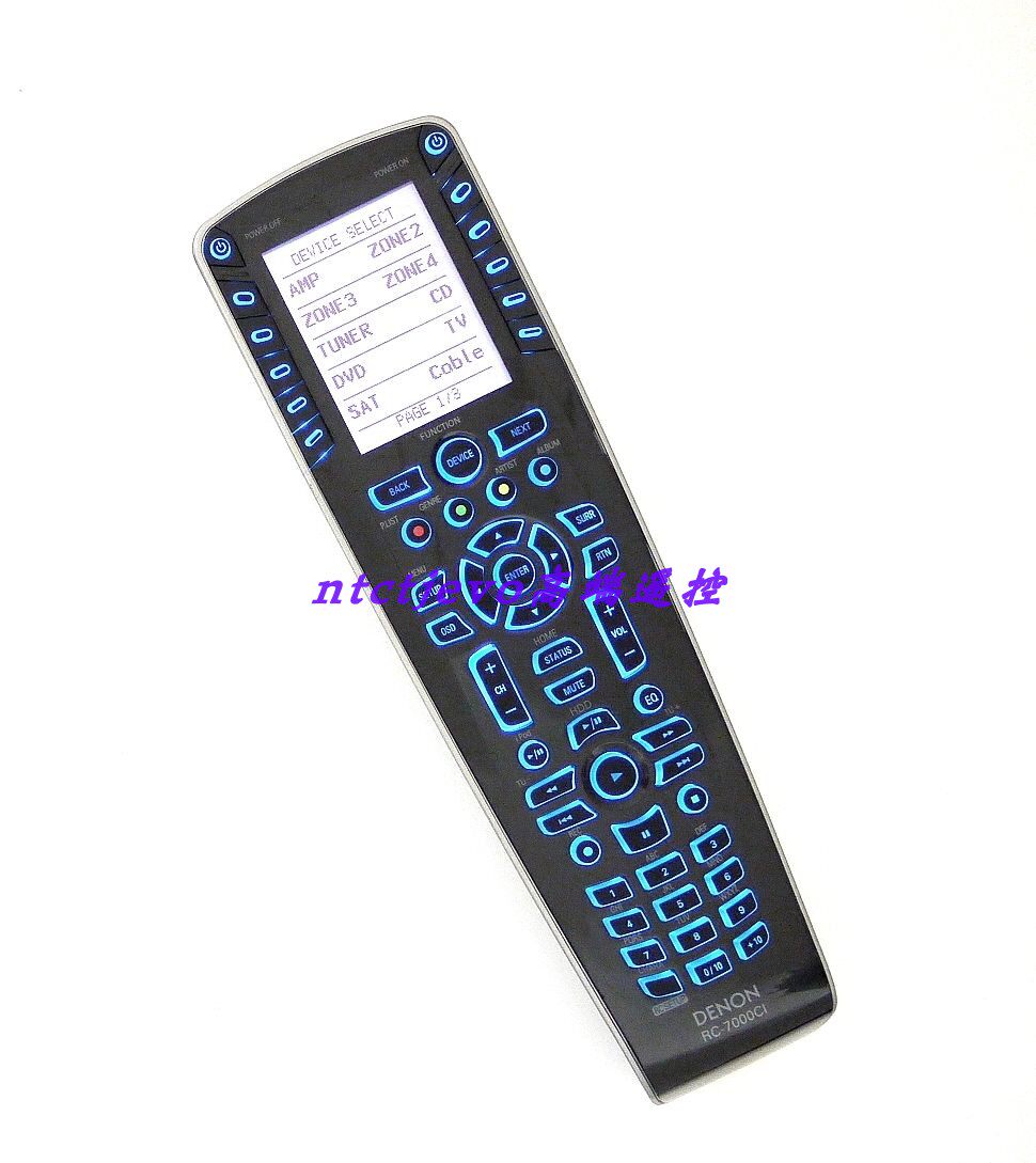 原装DENON天龙功放学习型可编程液晶屏高端万能遥控器龘RC-7000CI