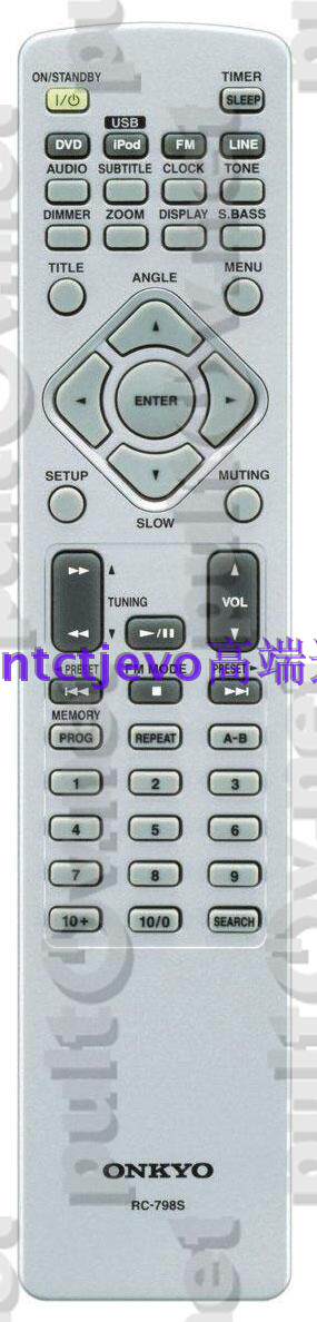 代用ONKYO安桥CS-V645组合音响DVD影院系统DR-645遥控器龘RC-798S