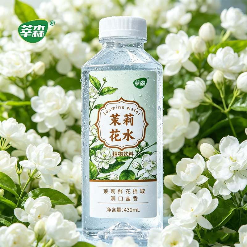 莘森茉莉花水430ml*10瓶广西横州茉莉0糖0脂0卡植物饮料清爽花香