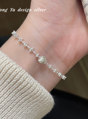 S925纯银猫眼珠路路通仙女手链