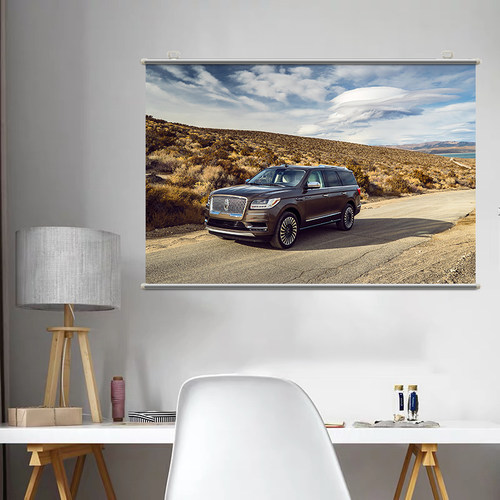 林肯领航员Navigator汽车高清相纸海报背胶墙贴壁纸宿舍卷轴挂画