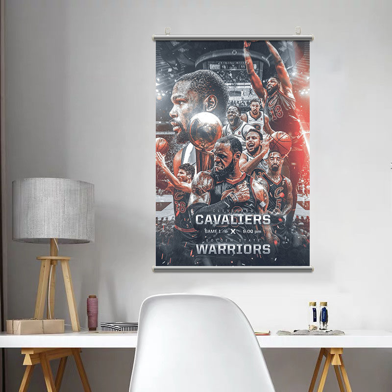 斯蒂芬 库里篮球明星高清海报壁纸墙贴学生宿舍卧室卷轴挂画装饰