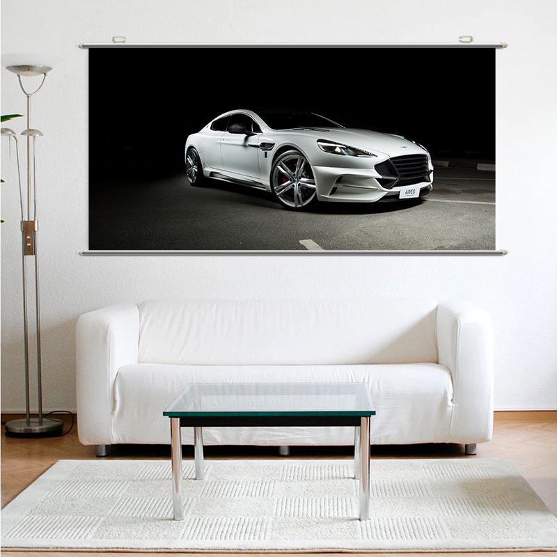 阿斯顿马丁 Rapide汽车高清壁纸墙贴大学生宿舍卧室海报卷轴挂画