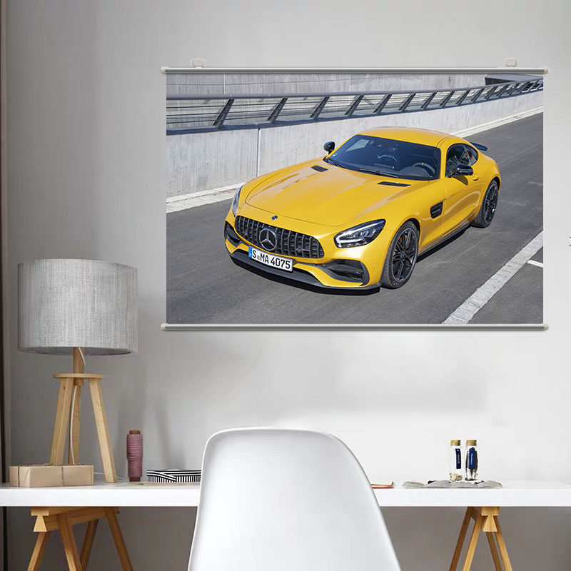 梅赛德斯 AMG GT S高清背胶海报墙贴壁纸写真学生宿舍卧室卷轴画,个性定制/设计服务/DIY,写真/海报印制,淘宝优惠券,粉丝福利购,淘宝优惠卷