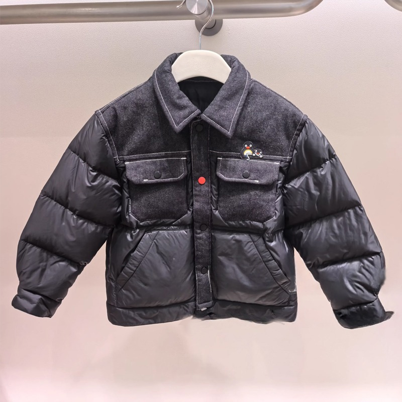 防风加厚保暖翻领过冬舒适羽绒服