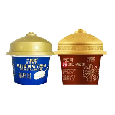 兰格格内蒙古草原酸奶乌日莫奶皮子低温酸奶135g