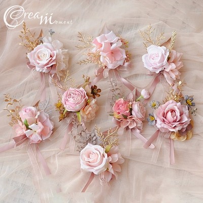 婚礼手腕花胸襟花新娘伴娘姐妹花