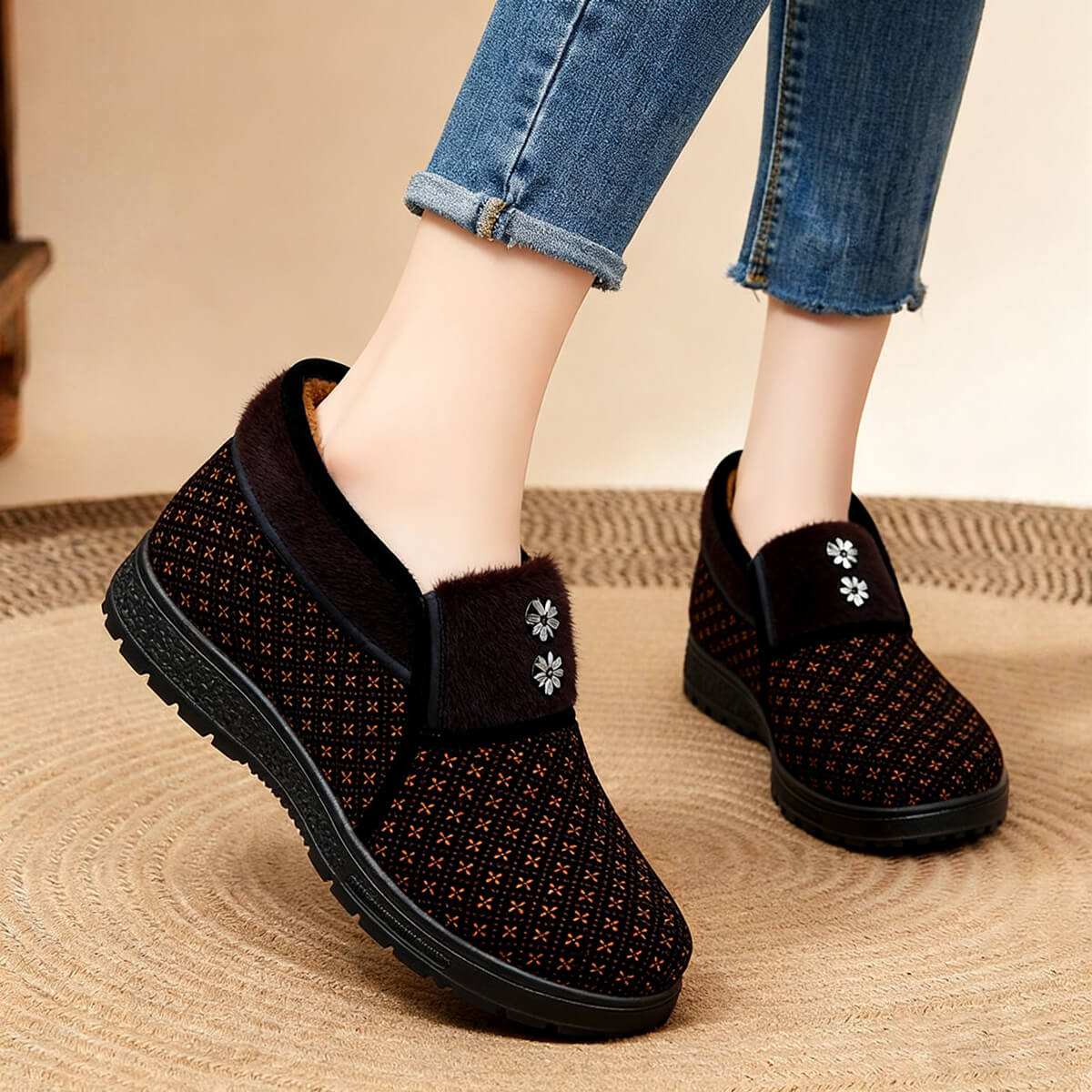 老北京经典布棉鞋保暖不闷脚