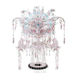 拼酷3D立体拼图金属凤冠花灯益智DIY拼装模型国风装饰