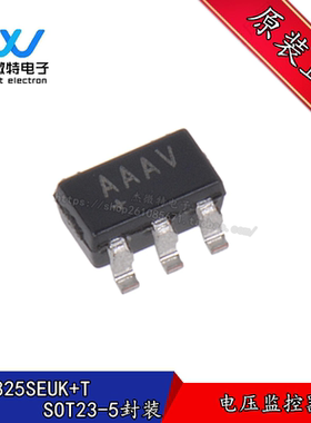 MAX825SEUK MAX825 丝印:AAAV 监控电路/复位器 贴片SOT23-5 全新