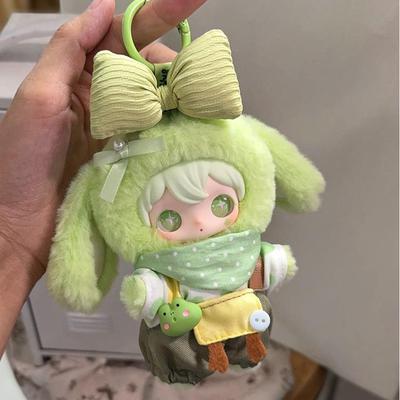 兔闪闪娃衣绿色背带裤发饰套装AYORTOYS兔闪闪ShyShy闪亮世界娃衣