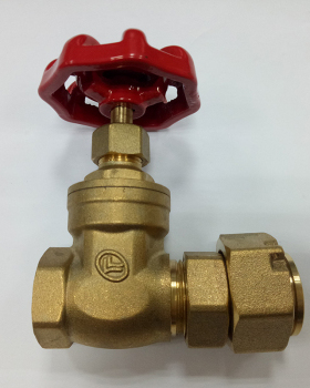 达柏林DOUBLE DL4039黄铜水表活接闸阀 20*20 DN20 DN25