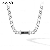 项链小众生日礼物送男友 AWNL时空幻境黑发晶男款 汪苏泷同款