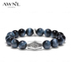 AWNL哈姆萨之手鹰眼石男款 手链送男友轻奢高级感生日礼物送礼