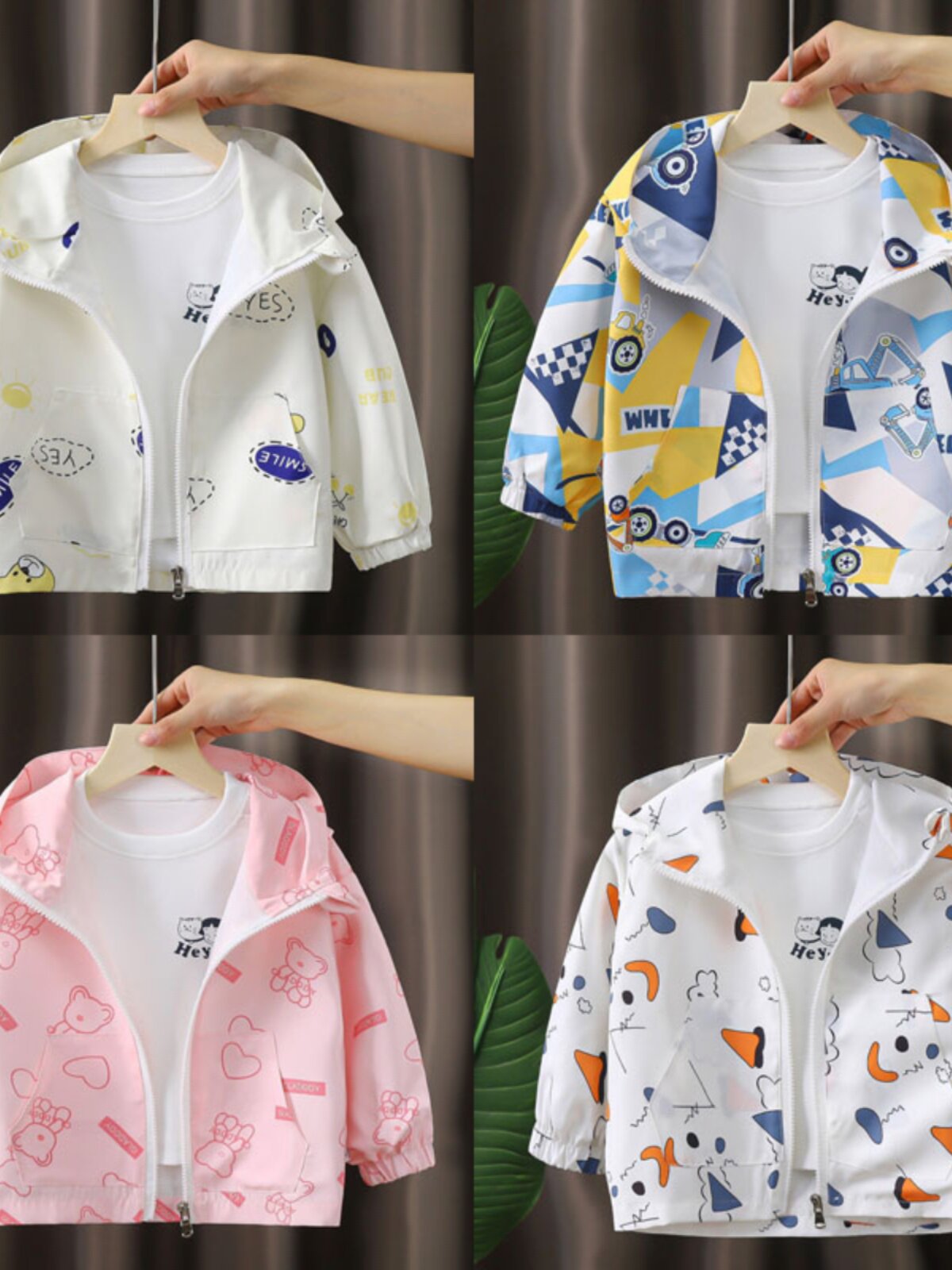 소년 재킷 가을 의류 2024 새로운 스타일 어린이 봄 가을 스타일 어린 소녀 스포츠 후드 탑 유행