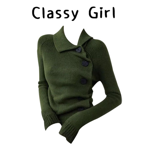 秋冬复古风修身显瘦内搭毛衣上衣