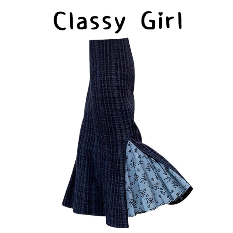 毛呢鱼尾半身裙女春季配毛衣中长款包臀长裙高腰显瘦a字裙冬裙春,女装/女士精品,半身裙,淘宝优惠券,粉丝福利购,淘宝优惠卷