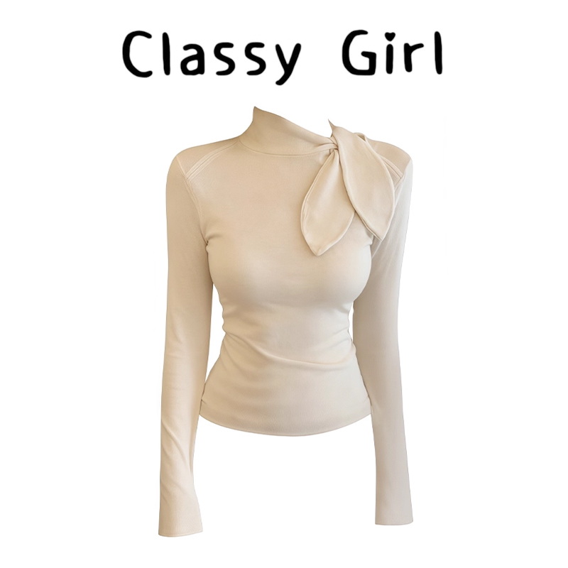 韩系设计感氛围感针织衫内搭上衣