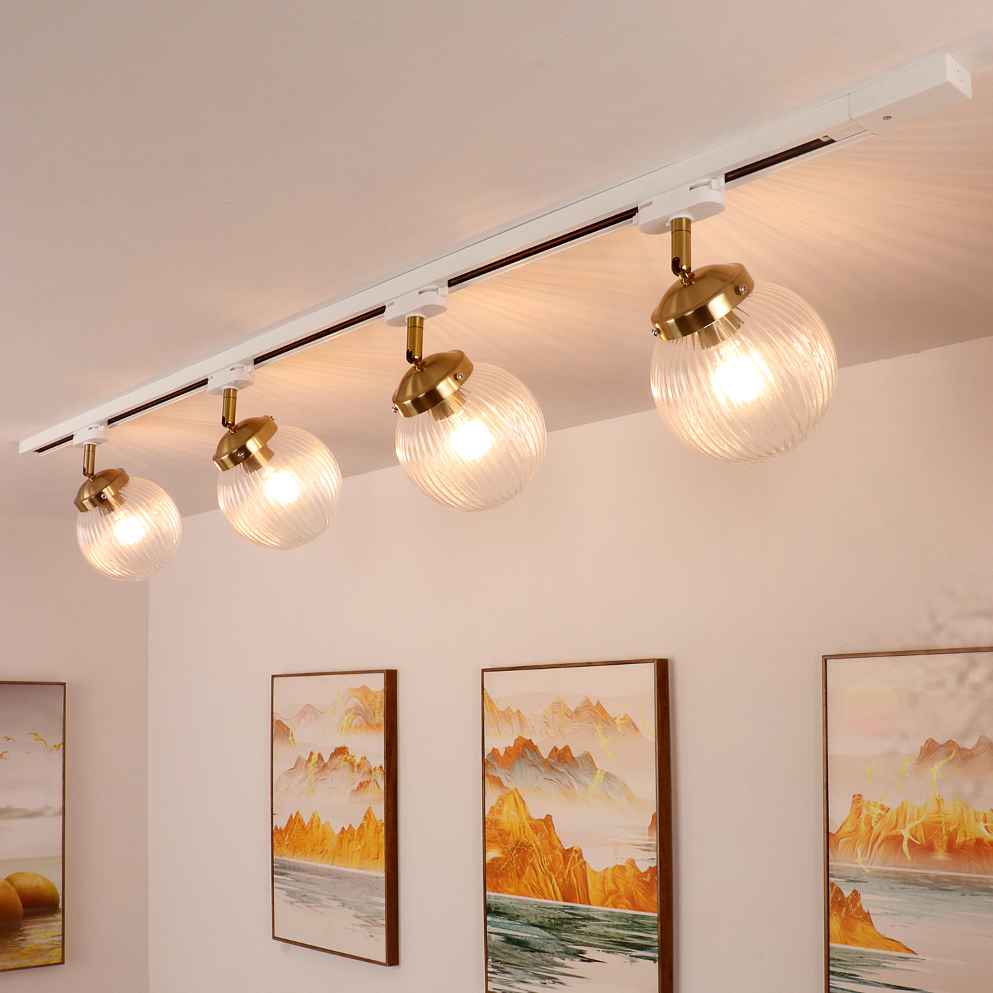 简约复古客厅餐厅轨道灯店铺咖啡厅奶茶店走廊装饰照明导轨灯具,家装灯饰光源,轨道灯,淘宝优惠券,粉丝福利购,淘宝优惠卷