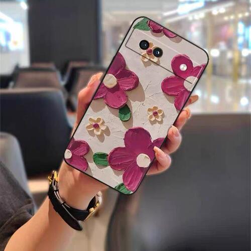 油画花朵适用于GooglePix