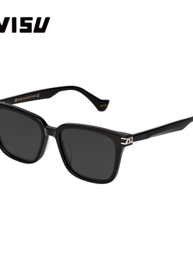 EVISU明星同款质感方框墨镜中性素颜防紫外线太阳镜2095